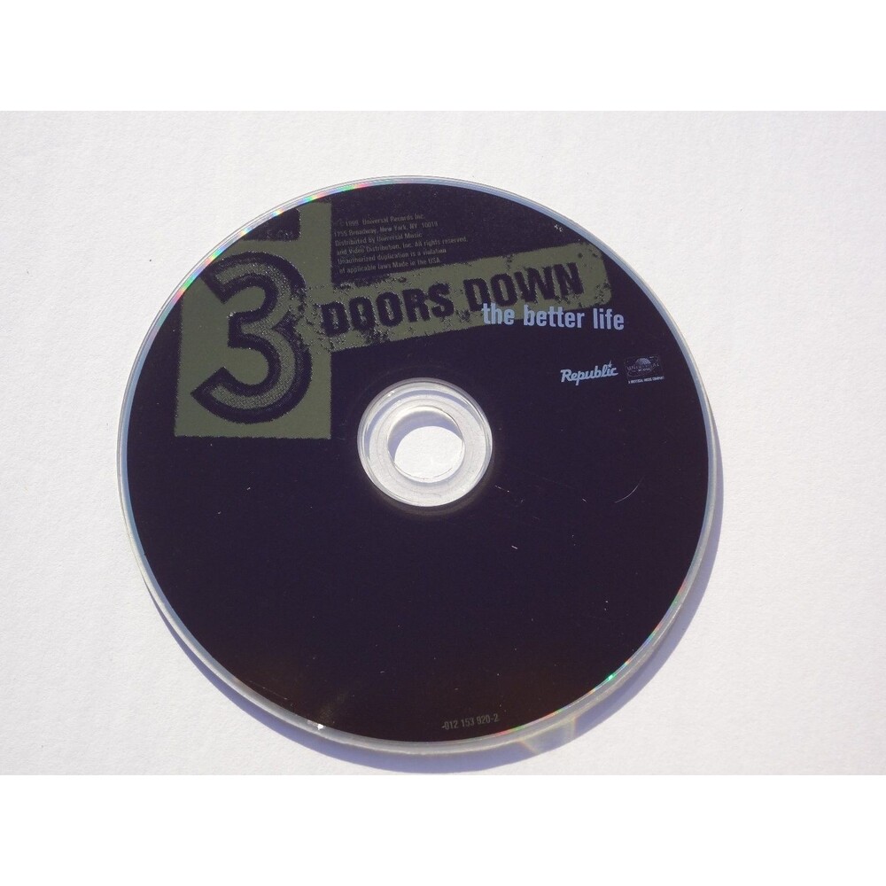 3 Doors Down - The Better Life CD 1999 Alt Rock Post-Grunge Republic